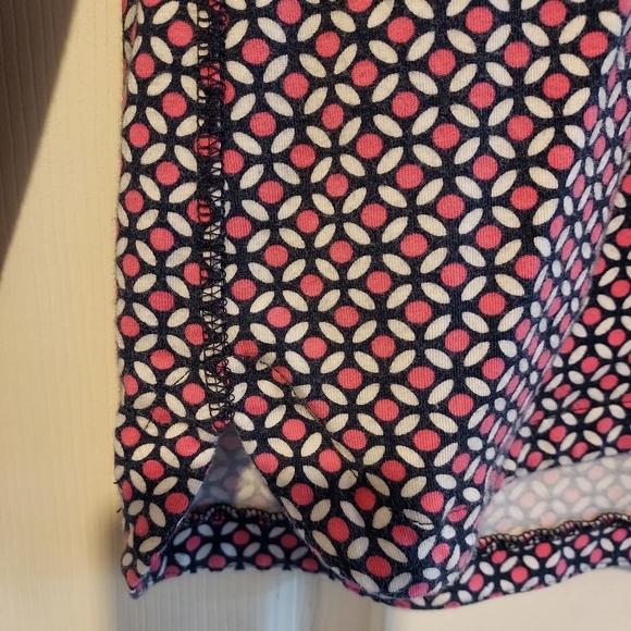 T by Talbots Long Sleeve Stretch Top Shirt XS Pink White Black READ - Picture 5 of 11